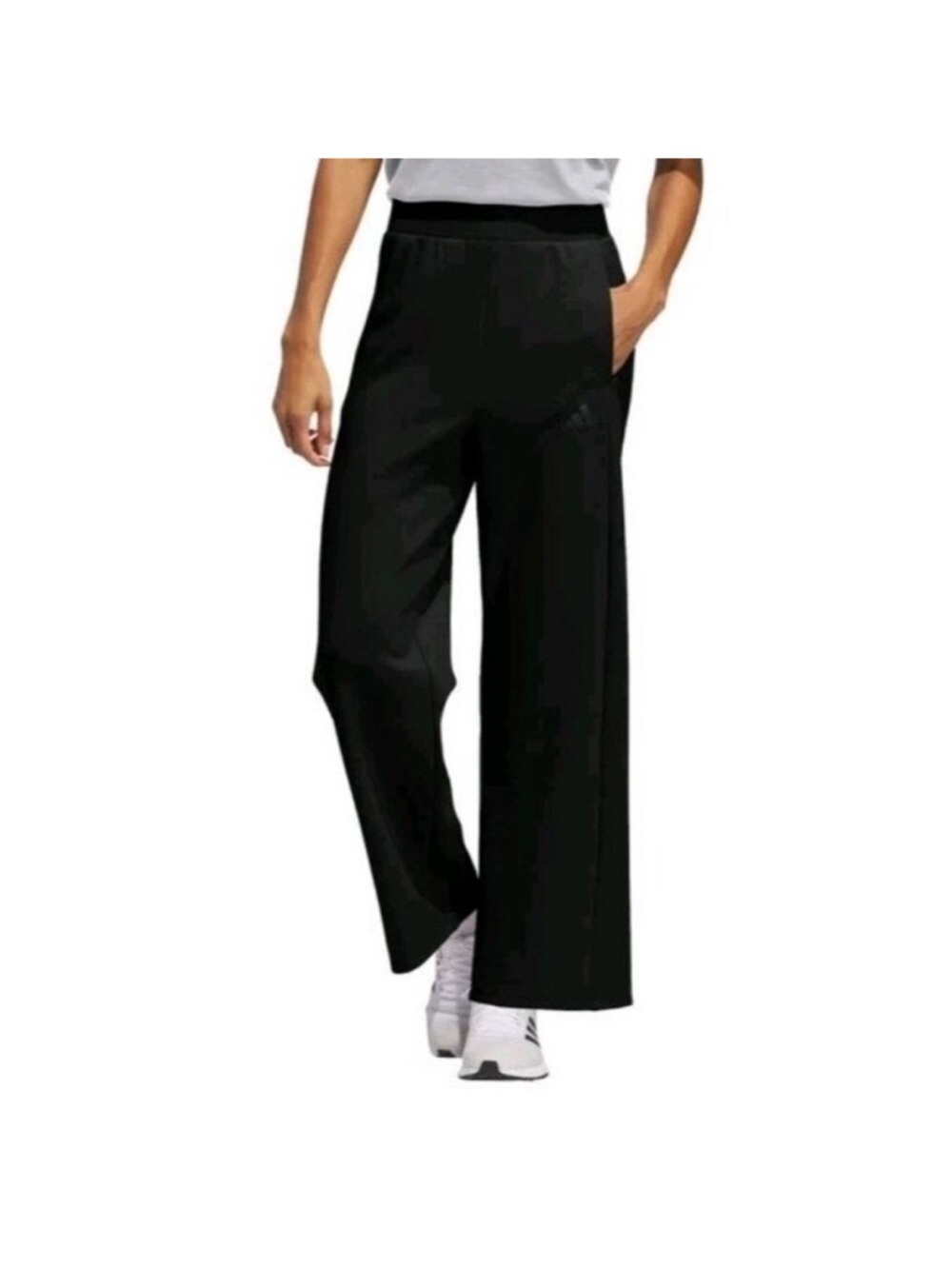 adidas Black Wide Leg Women's Pants